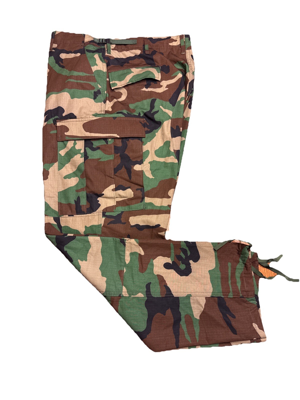 Propper BDU Woodland Camo Pants 100% Cotton Ripstop Cotton, XL - Reg. NEW
