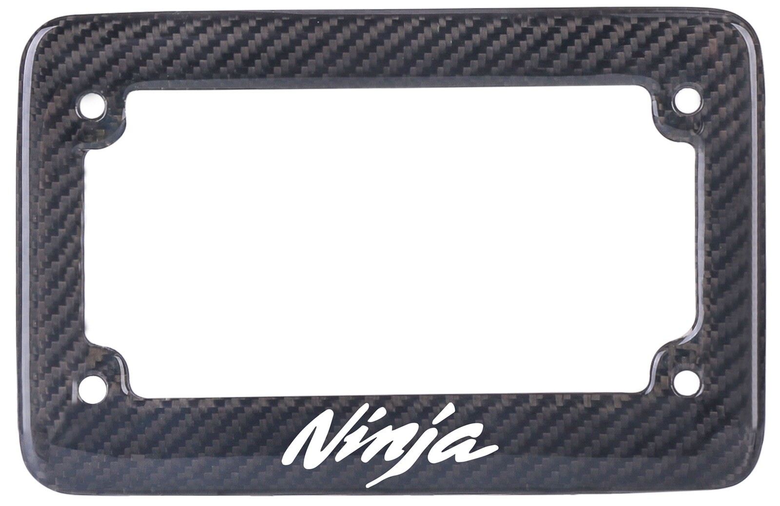 Ninja MOTORCYCLE License Plate Frame Real Carbon Fiber for Kawasaki