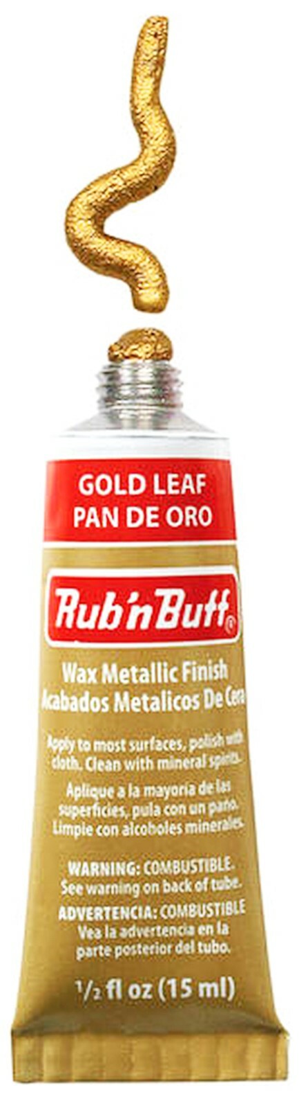 GOLD LEAF Rub 'n Buff Metallic Leafing Finish TUBE Frame Furniture Repair 76361A