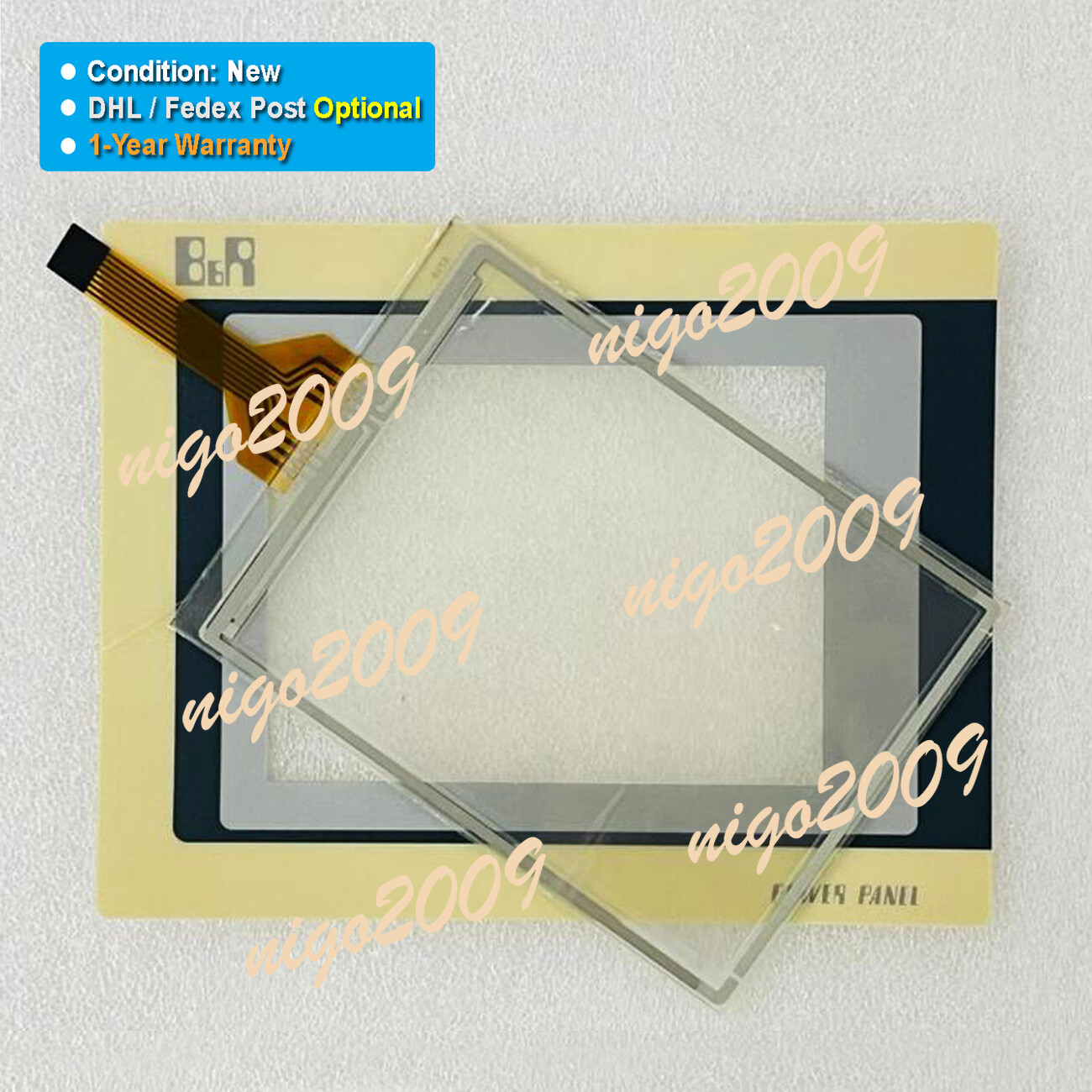 Fit for B&R 4PP220.0571-01 4PP220-0571-01 Touch Screen Glass Film 1-YearWarranty