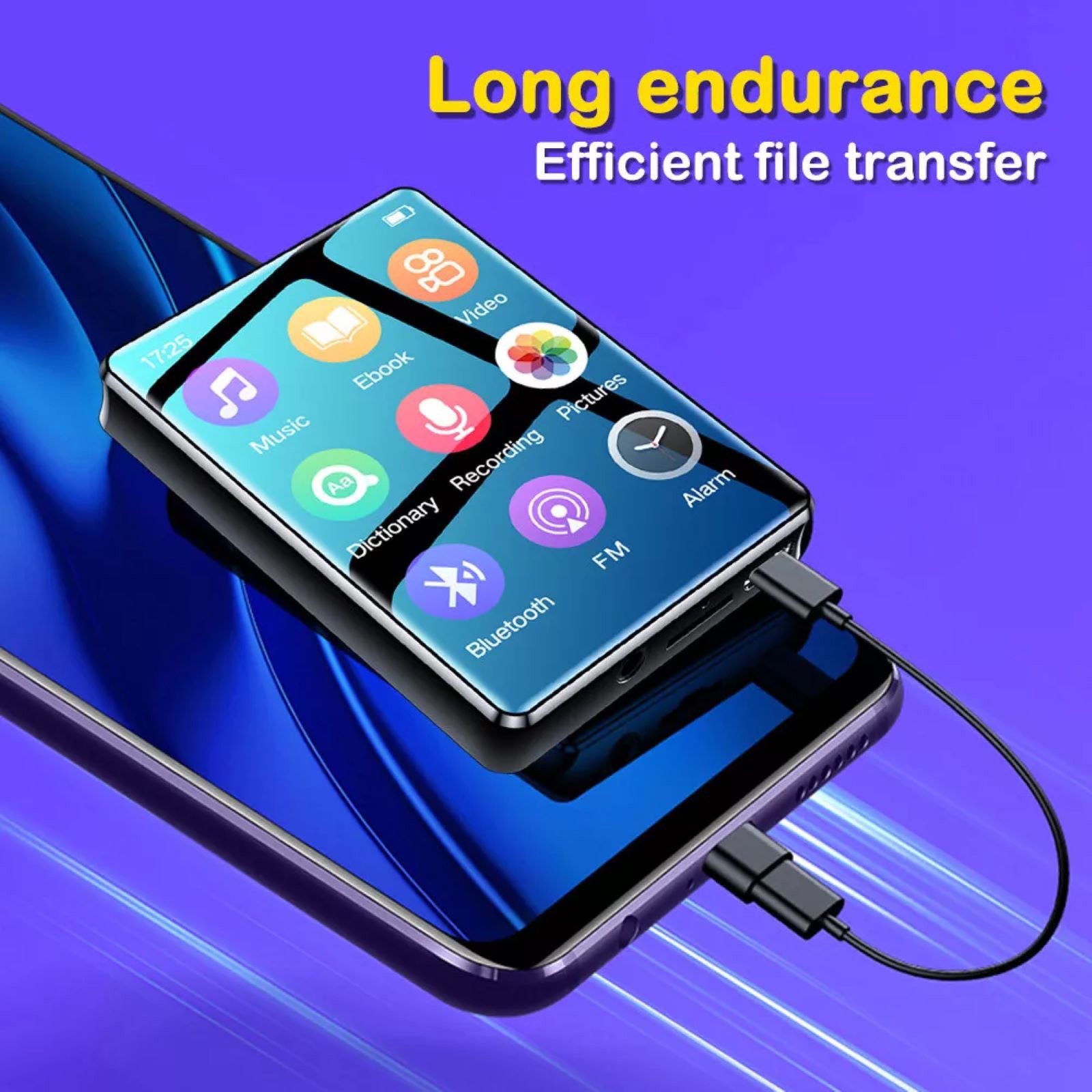 Multi-function MP3 Player Music/Video Playback Voice Recording E-book Reading
