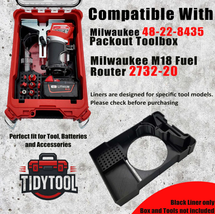 Milwaukee Insert Liner For M18 FUEL Router V2