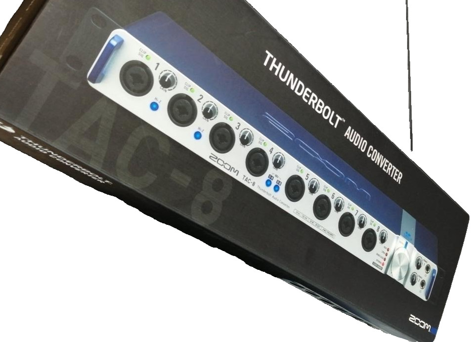 Zoom TAC-8 Thunderbolt Audio Interface Free Shipping From Japan
