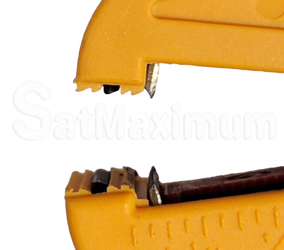 Heavy Duty Self Adjustable Automatic Electrical Wire Stripper Cutter 2-in-1 Tool