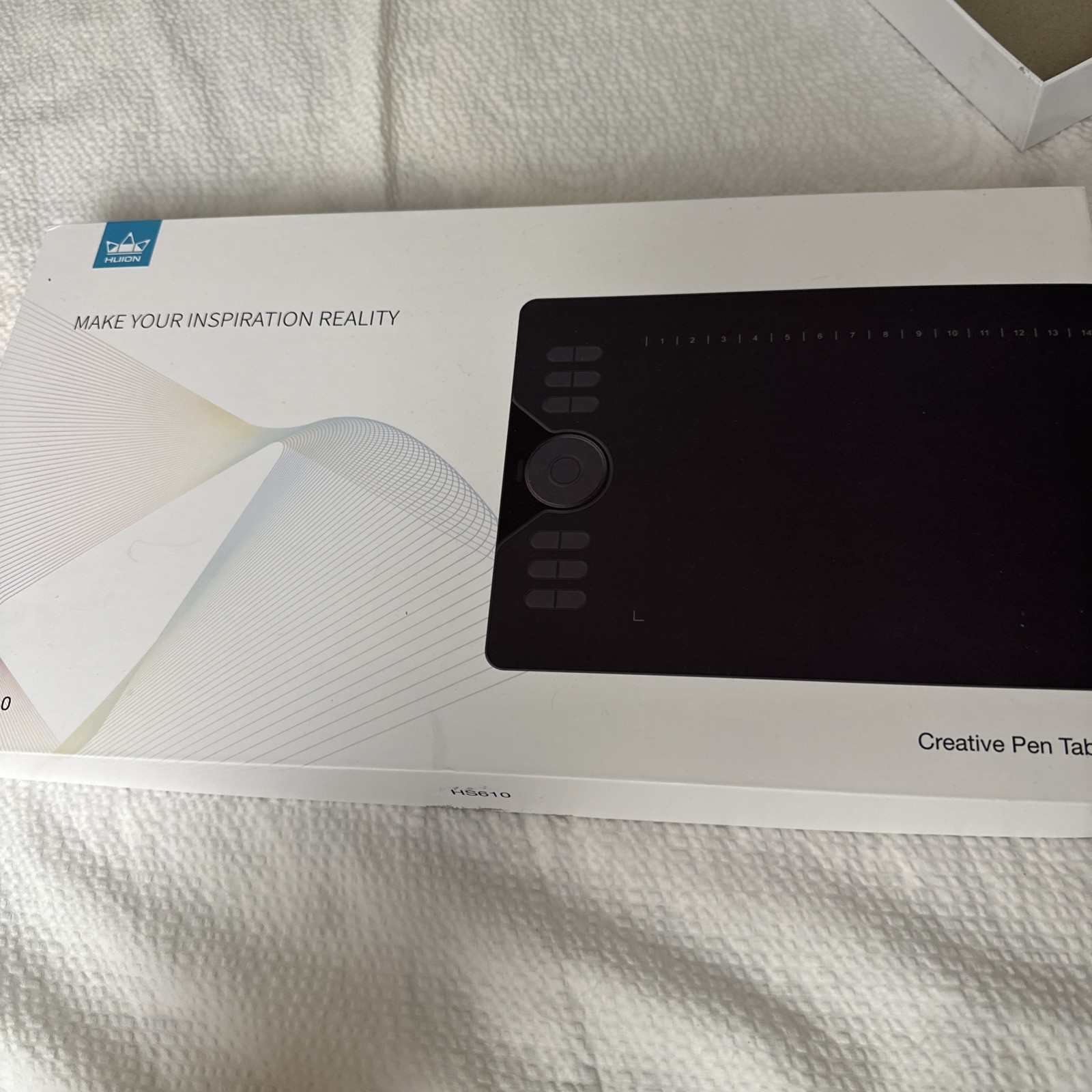 Huion HS610 Drawing Tablet with Stylus, Nibs and Cable