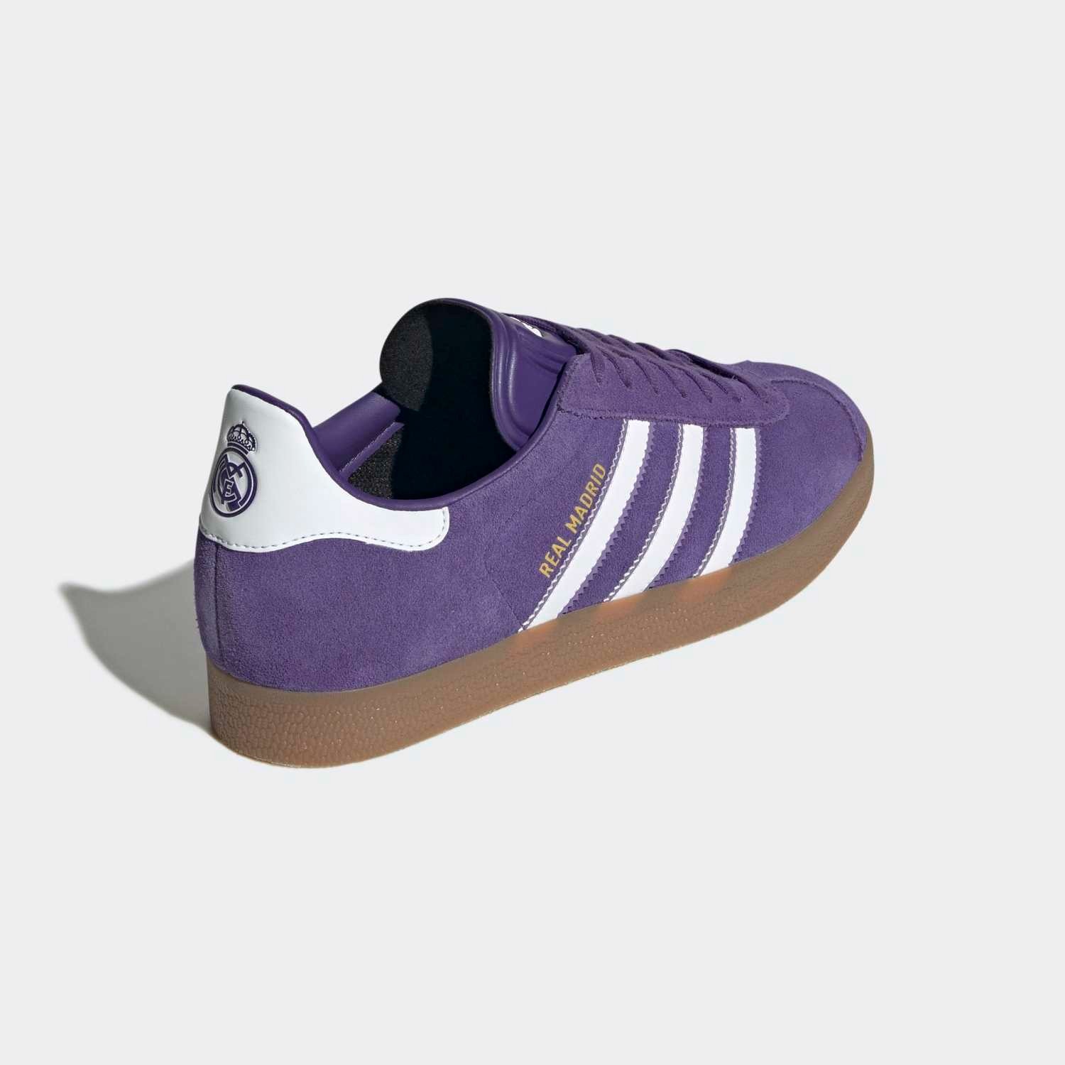 Adidas x Real Madrid Gazelle Terrace Icons Purple Gum Rare New Men Shoes JS3041