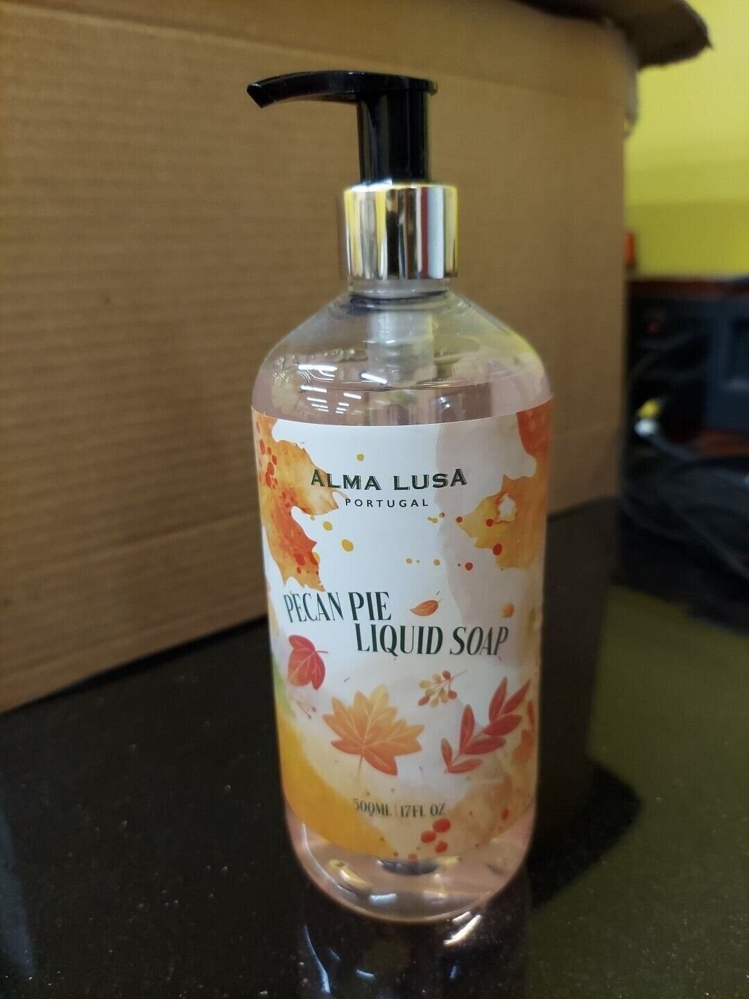 Alma Lusa Portugal Pecan Pie Liquid Soap 17 Oz brand new