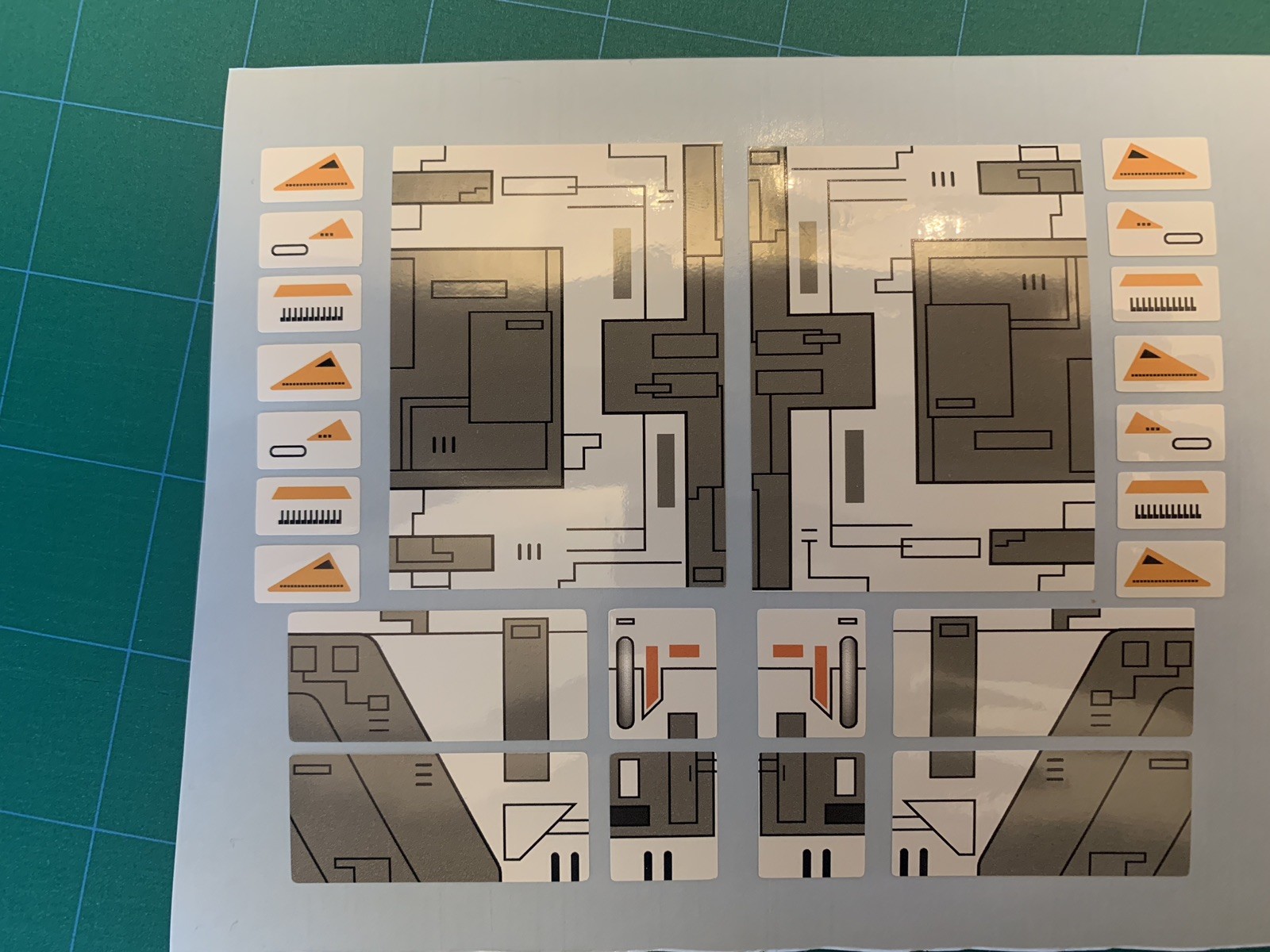 Custom Replacement Stickers for Star Wars Republic Gunship 7163