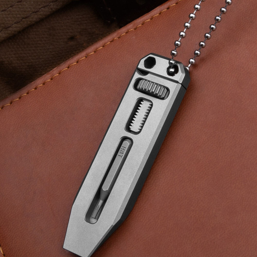 Multifunction Pry Bar Portable Wrench Screwdriver Titanium Alloy Artistic Tools