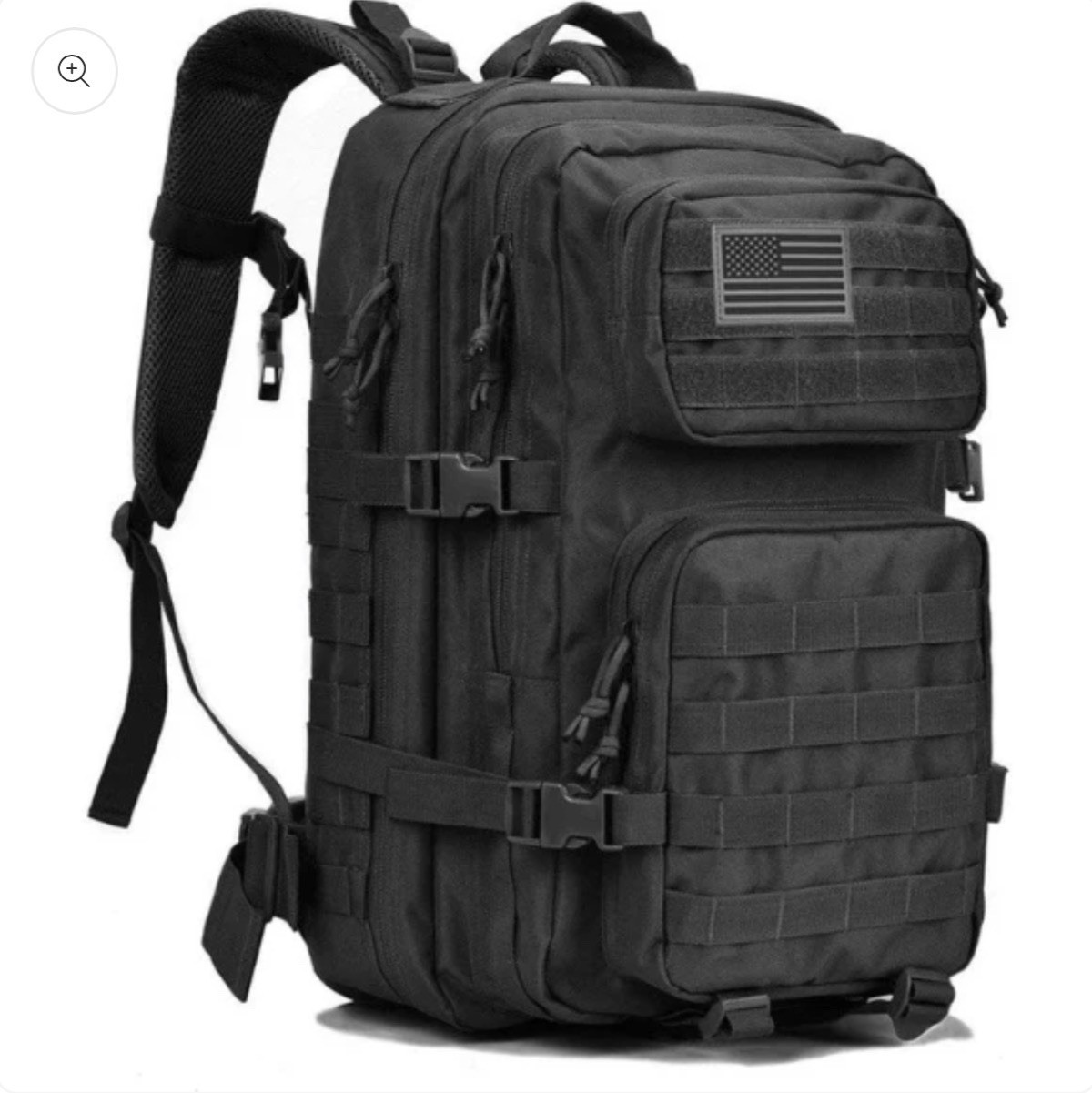 Military Tactical Backpack 40L – MOLLE 3-Day Assault Pack - Black