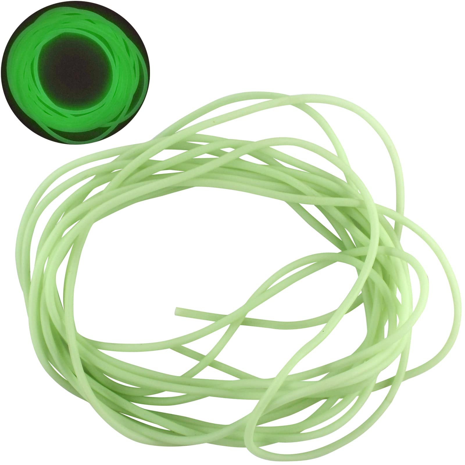 5M Fishing Luminous Tube Deep Sea Soft Plastic Angling Glow Tubing Tool Attra...