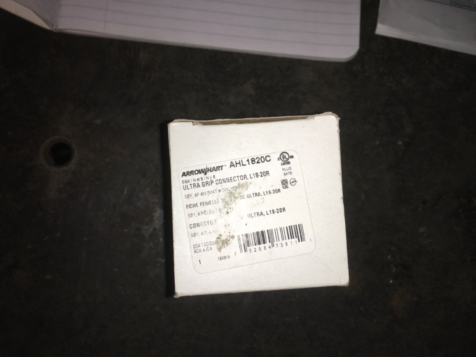 Eaton Arrow Hart Cooper, Plug, AHL1820C, NOS, KP-49