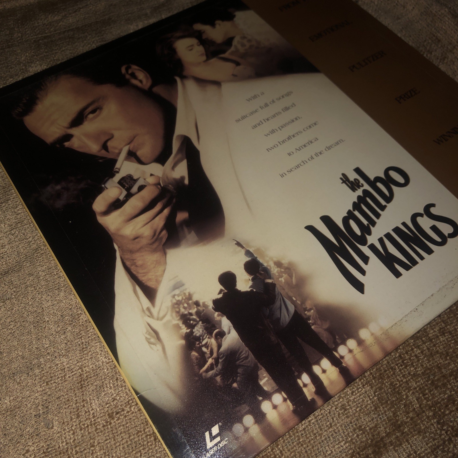 Laserdisc -- “THE MAMBO KINGS” Stereo Extended Play -- LD