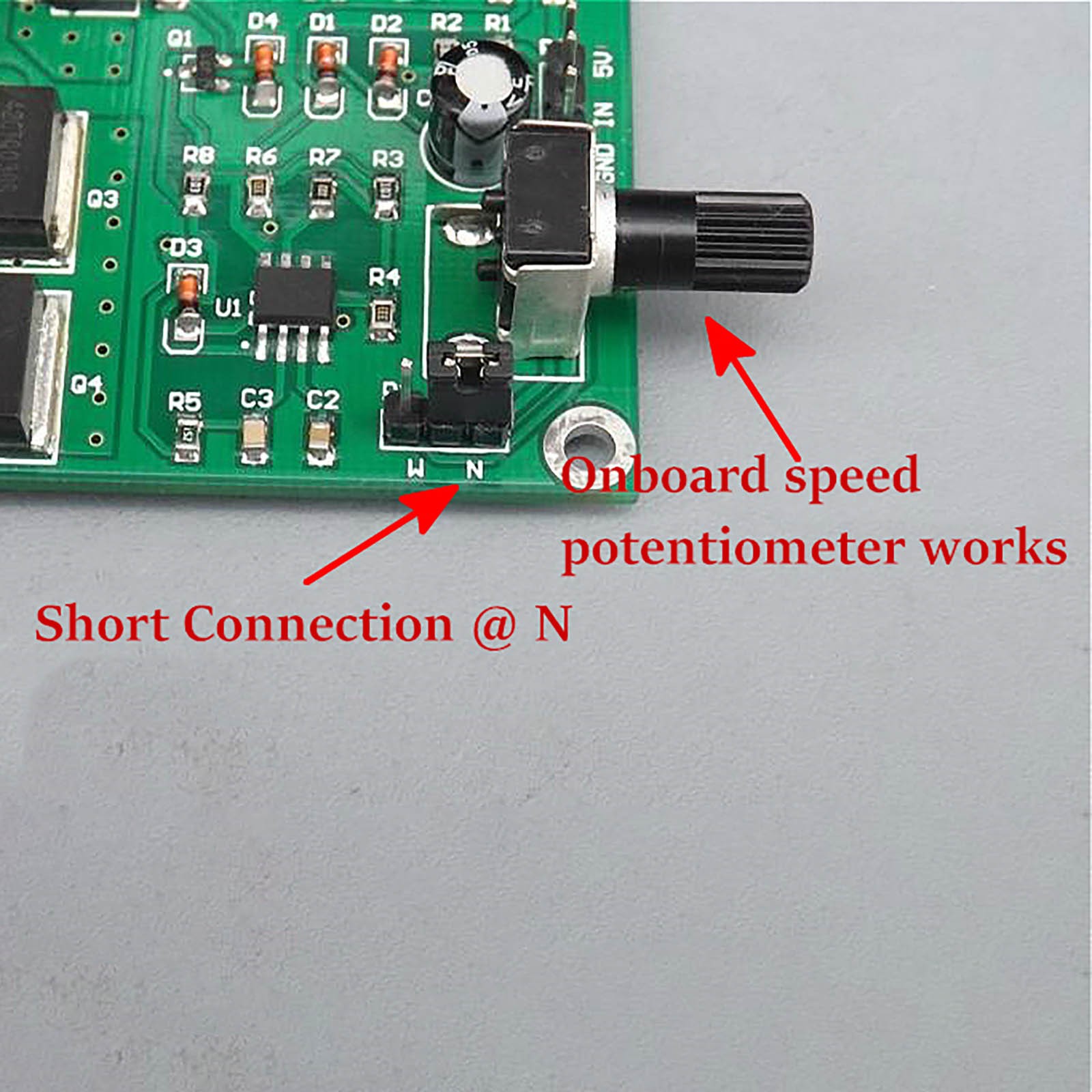 DC 5-18V 12A PWM Motor Speed Controller Board Module Adjustment Potentiometer E