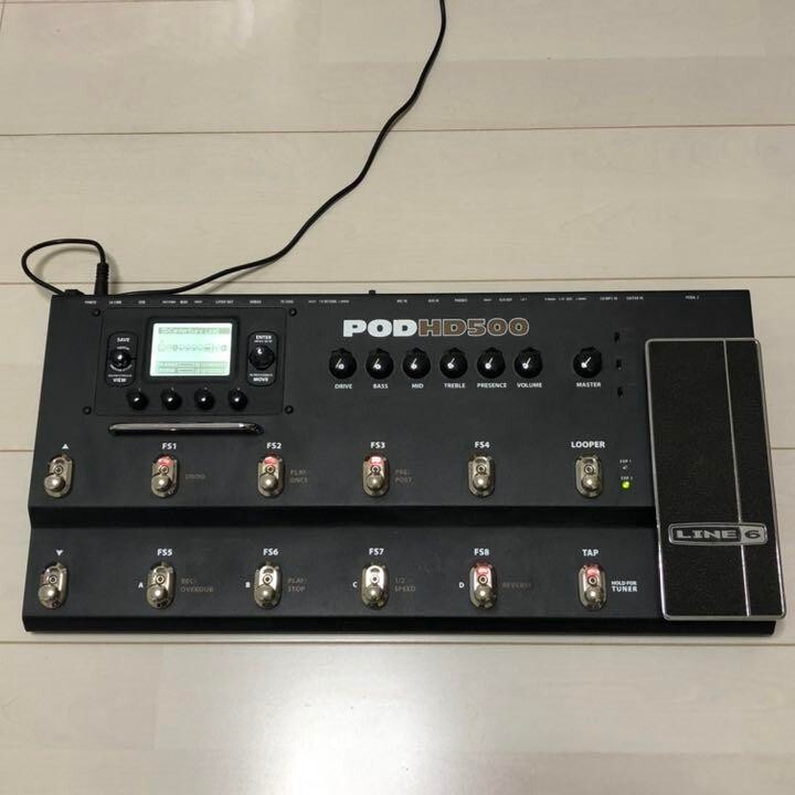 Line 6 POD HD500 Multi-Effects Guitar Effect Pedal Tested