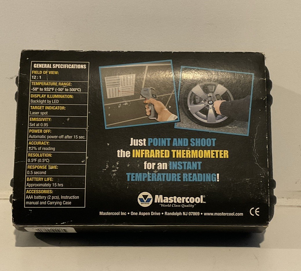 Mastercool 52224ASP Infrared Thermometer