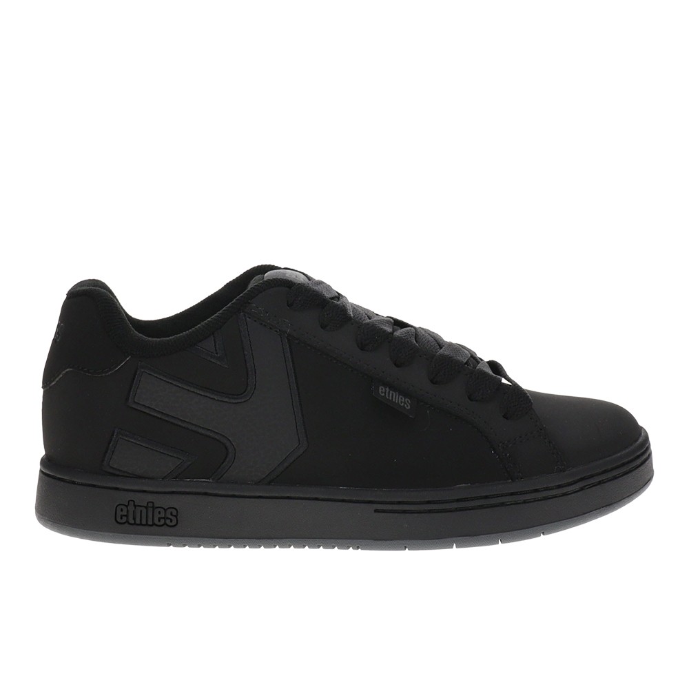 Etnies Fader Lace Up Sneaker Mens Black Sneakers Casual Shoes 4101000203-536