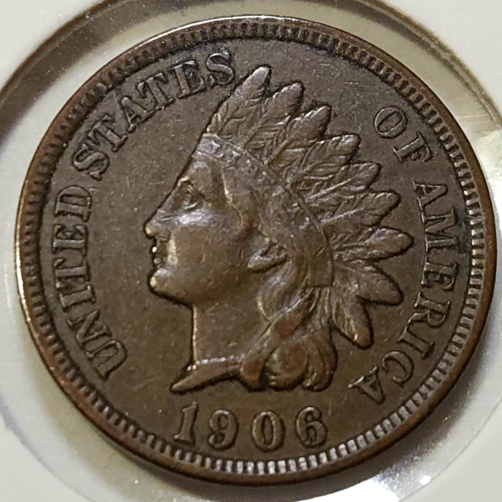 1906 Indian Head Cent - XF - 3 Diamonds (Lot #2)