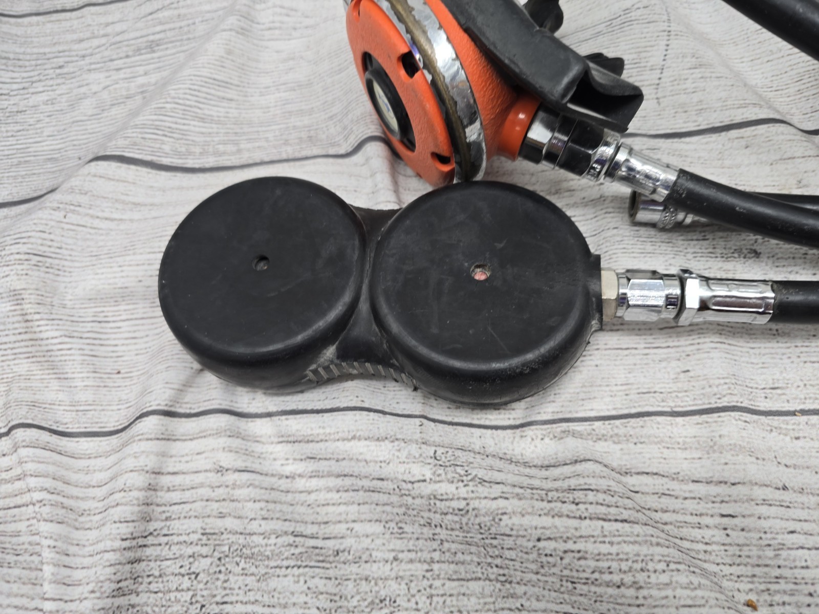 Beuchat Scuba Regulator Set & Gauges Untested Parts Only