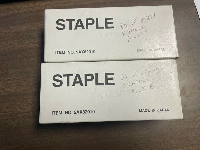 (2 PACK) 2 Boxes 5AX82010 KYOCERA MITA KM-2550 STAPLE