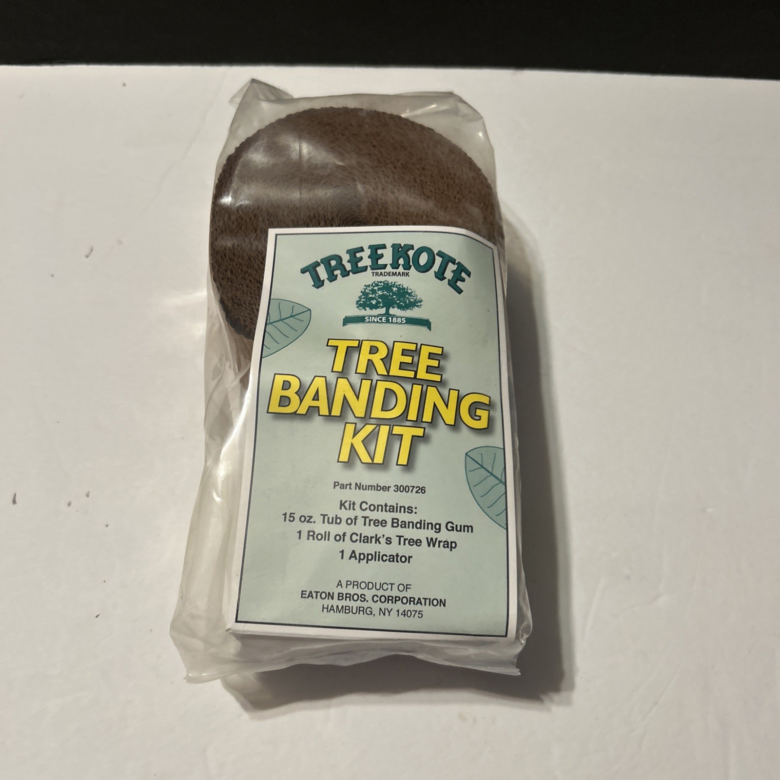 TreeKote Tree Banding Kit 15 oz Tree Gum w/ Applicator & 1 Roll Clarks Wrap NEW