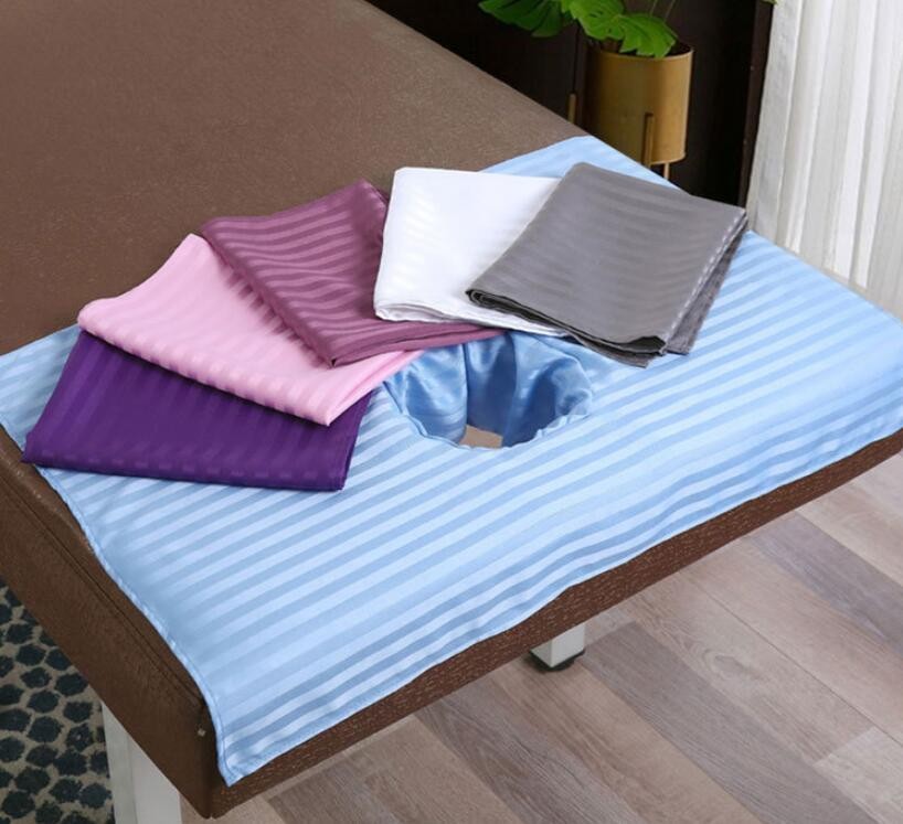 5 Piece Beauty Sheet SMS Massage Spa Salon Table Cover Bedside Face Hole Towel