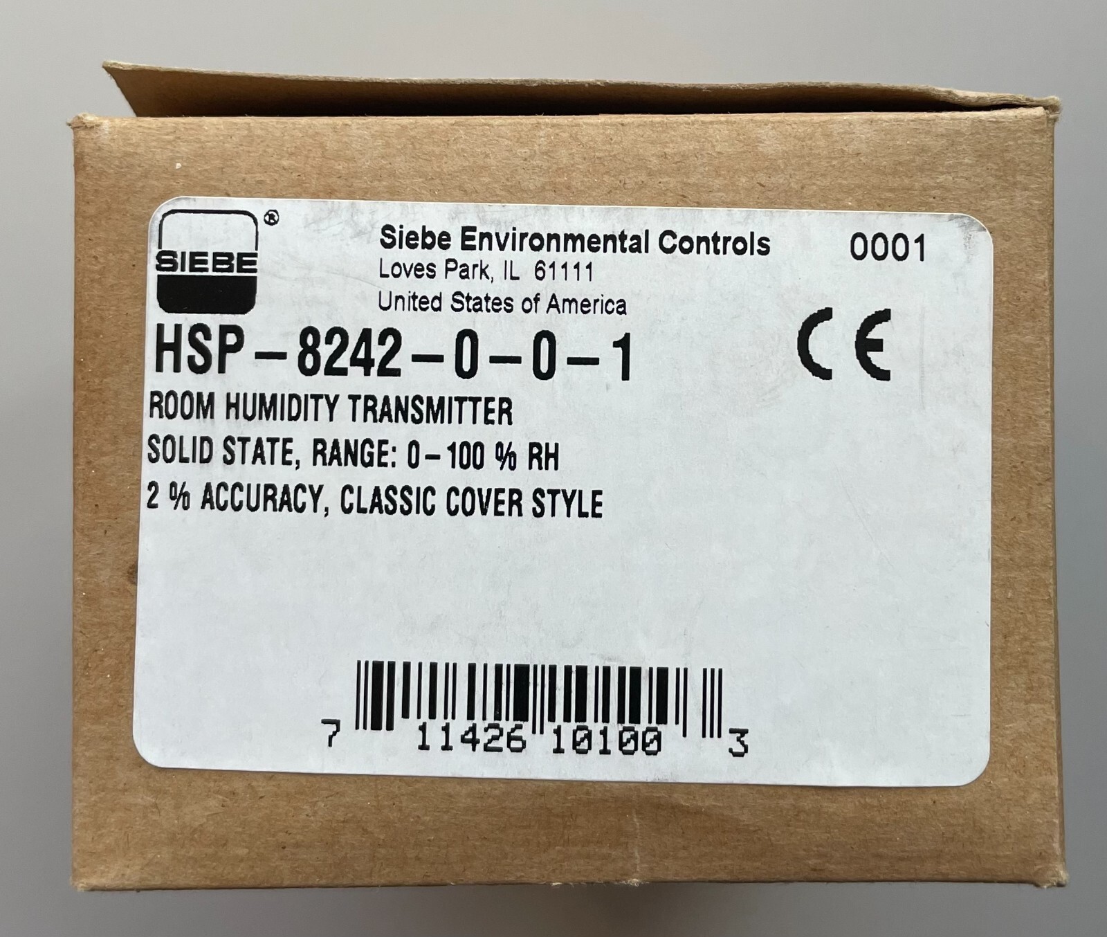NIB NOS INVENSYS HSP-8242-0-0-1 / HSP8242001 (NEW IN BOX)
