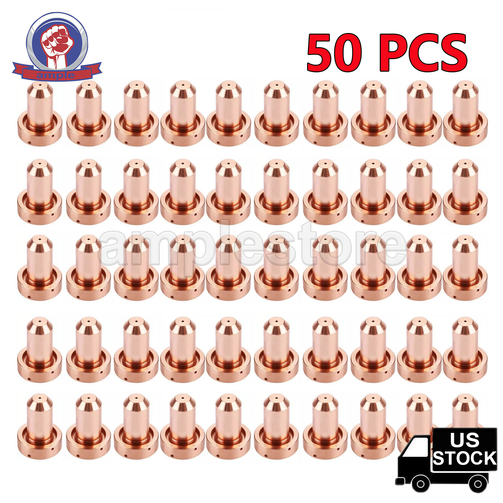 50x Plasma Torch Nozzle Consumables 80A Replace for 9-8211