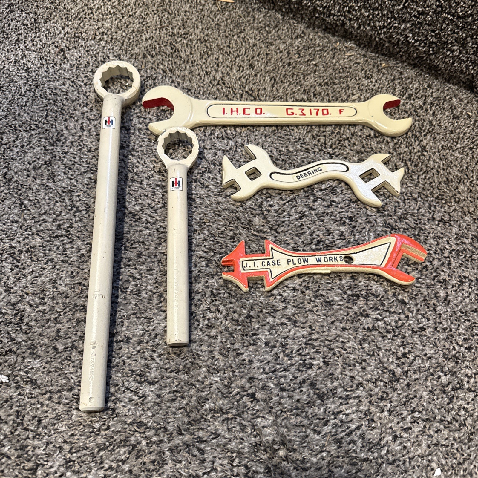 International Harvester and J I Case decorative wrenches all 5 to go