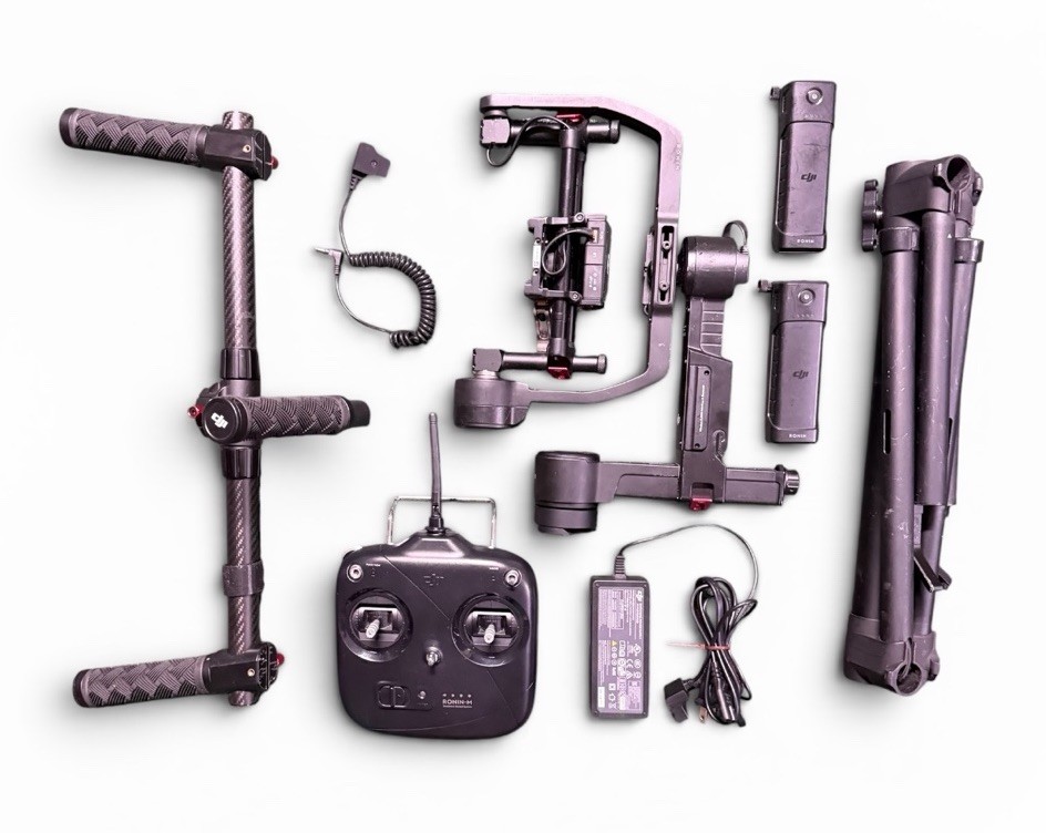 DJI Ronin-MX RM-6 3-Axis Gimbal Stabilizer Bundle Remote Dual Handlebar Charger