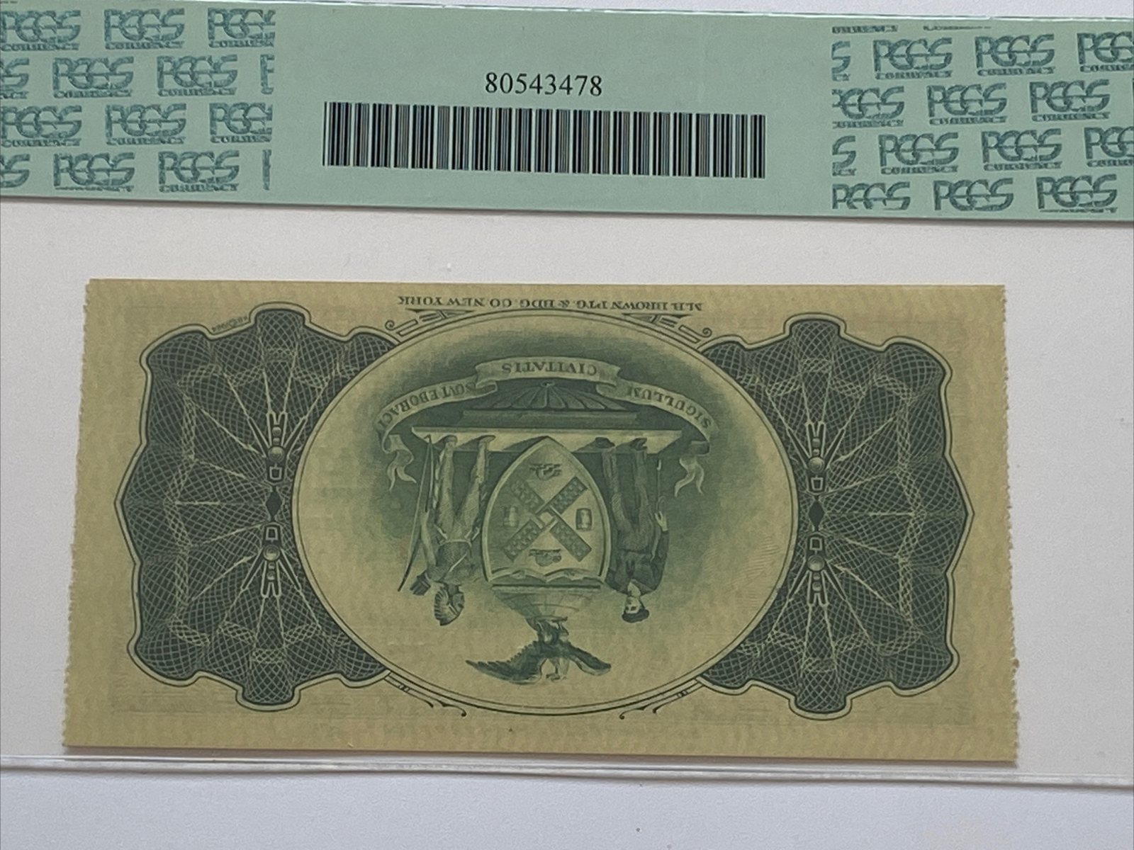 1924 Democratic National Convention Ticket John W. Davis & Charles Bryan PCGS 64