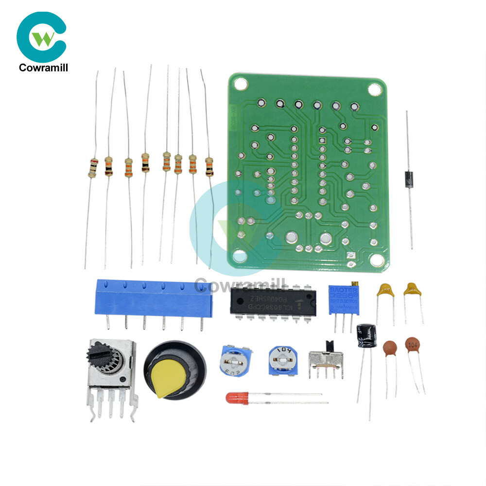 ICL8038 Monolithic Function Signal Generator Module Sine Square Triangle DIY Kit