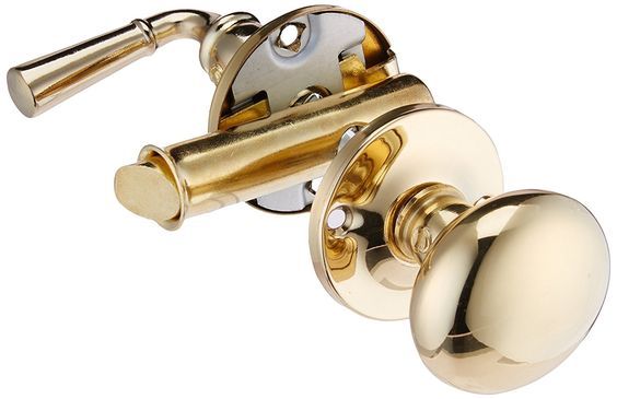 Brainerd 50337 (B12500G-PL-U1) Wood Door Lockset, Solid Brass