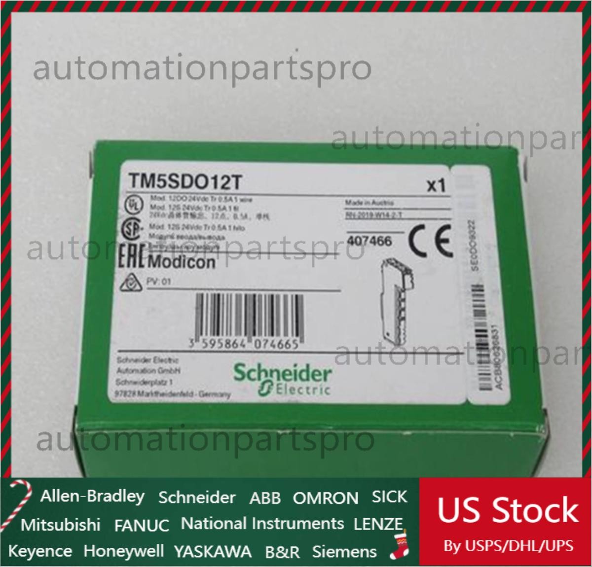 NEW SCHNEIDER TM5SDO12T Digital Output Module US Free TAX