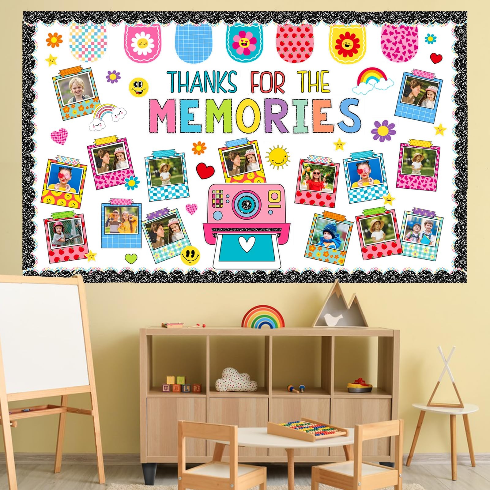 Graduation Bulletin Board Decorations Set Composition Notebook DIY Photo Decor