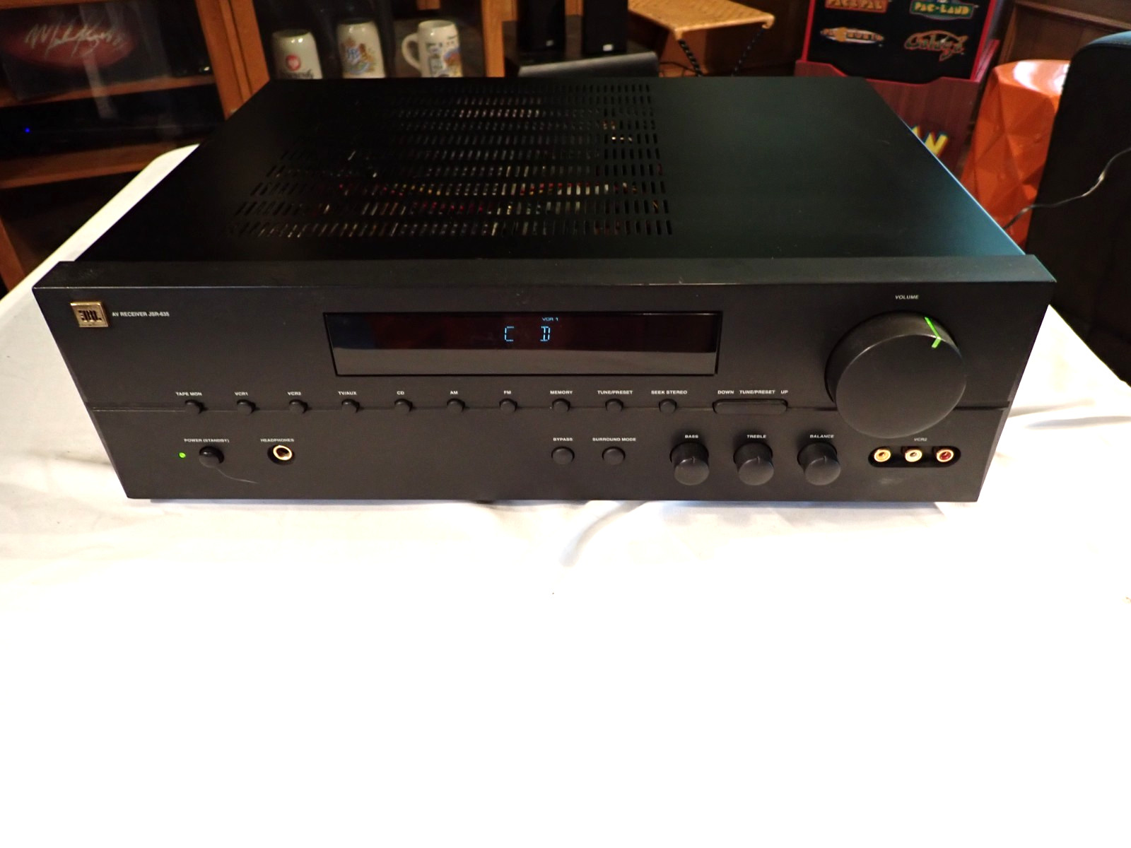 JBL JSR-635 Receiver Audio Video Stereo no Remote / Tested / Nice and Clean!
