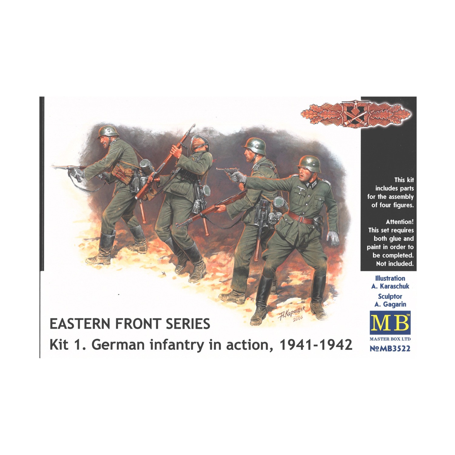 Master Box Eastern Front Mo  German Infantry in Action 1941-1942 (Easte VG+/NM