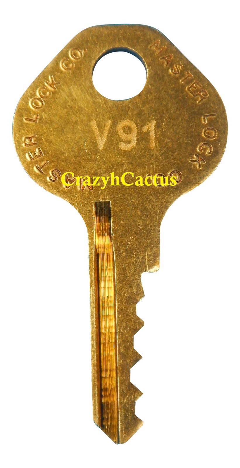 Master Lock Padlock 1525 1585 2010 2076 Control Key OEM Original Master Key V91