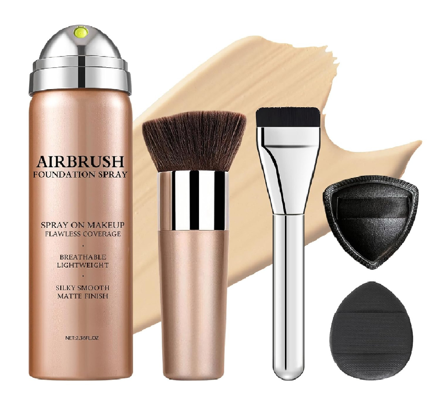 Magic Minerals Airbrush Foundation Smooth Matte Full Coverage Airbrush Flawless