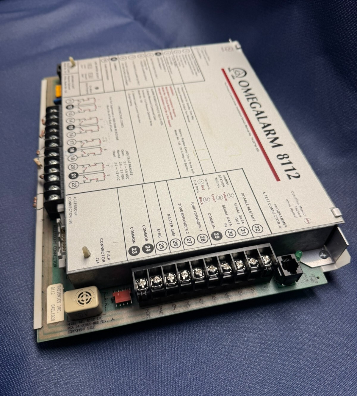 Radionics - Omegalarm 8112 - 84EL1828 - Alarm Control Panel