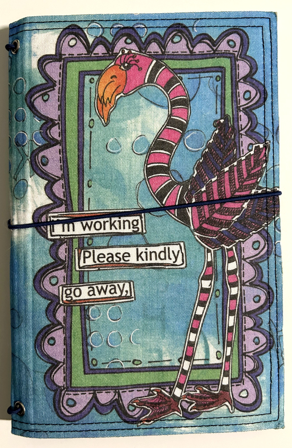 Dylusions Dyalog Cover, Clear stamps, BackChat, and utilities