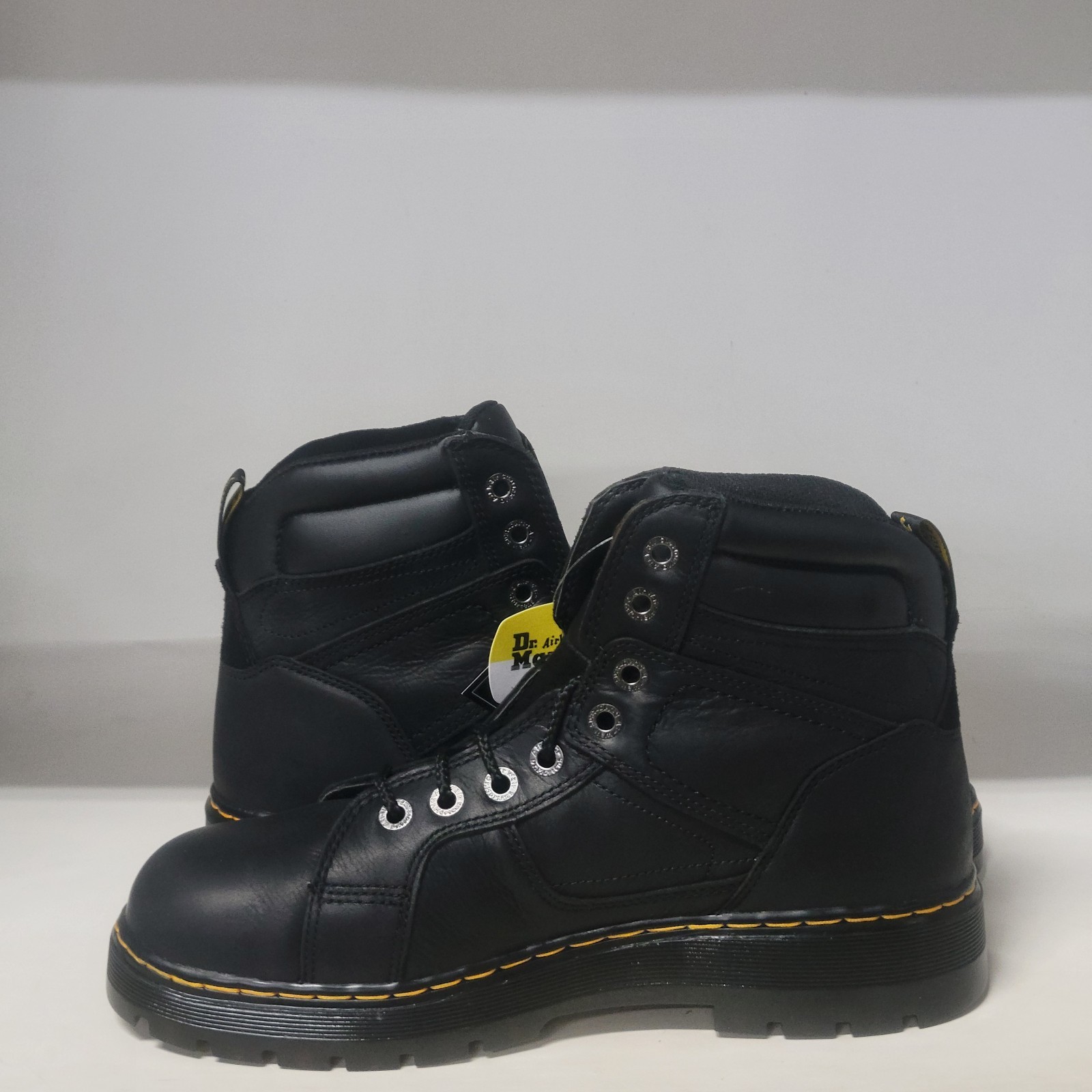 Dr Martens Duct Steel Toe Boot Black Mens Size 12M