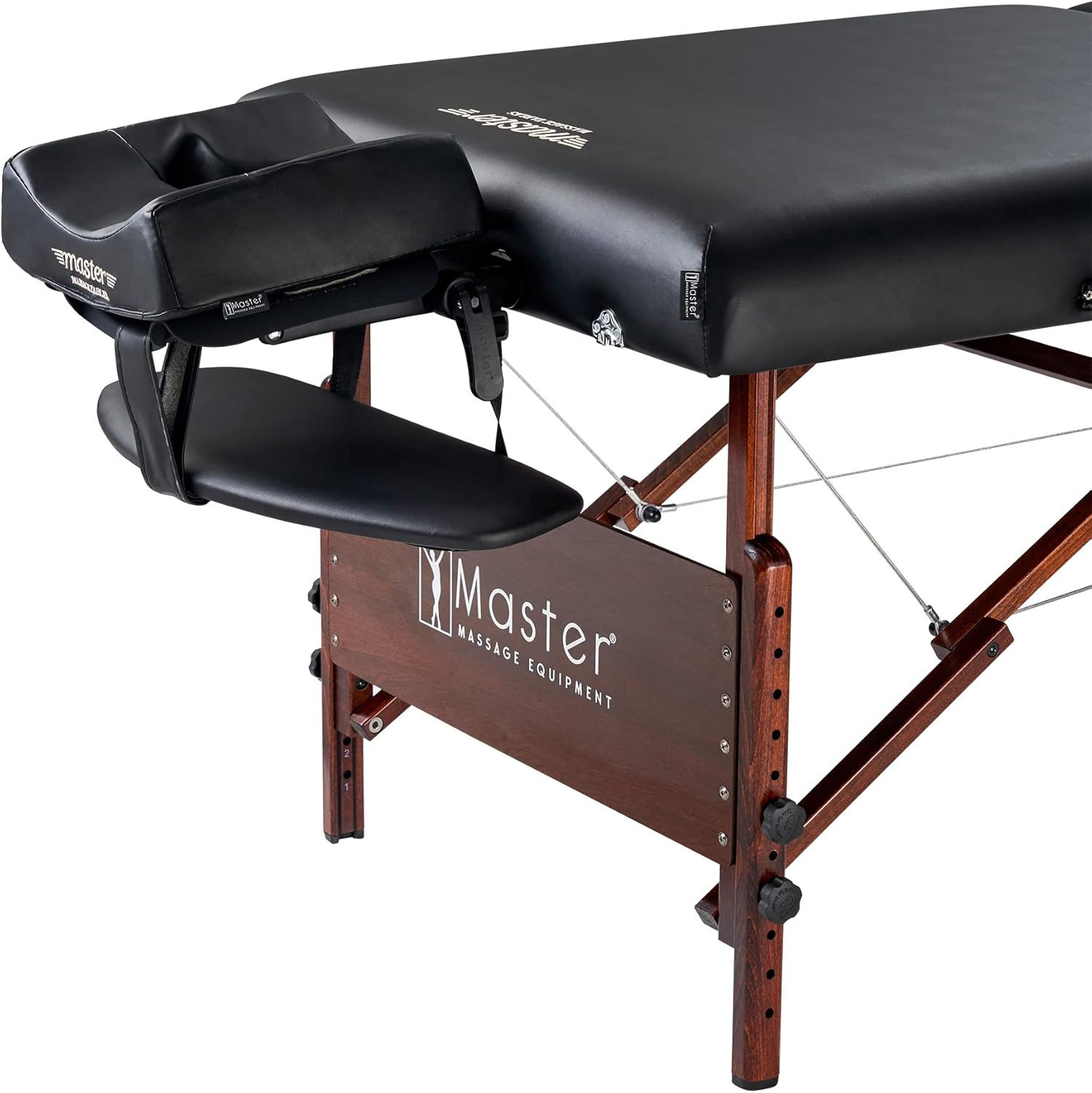 Master Massage 30" Del Ray Pro Portable Massage Table, Adjustable Height, 750 Lb