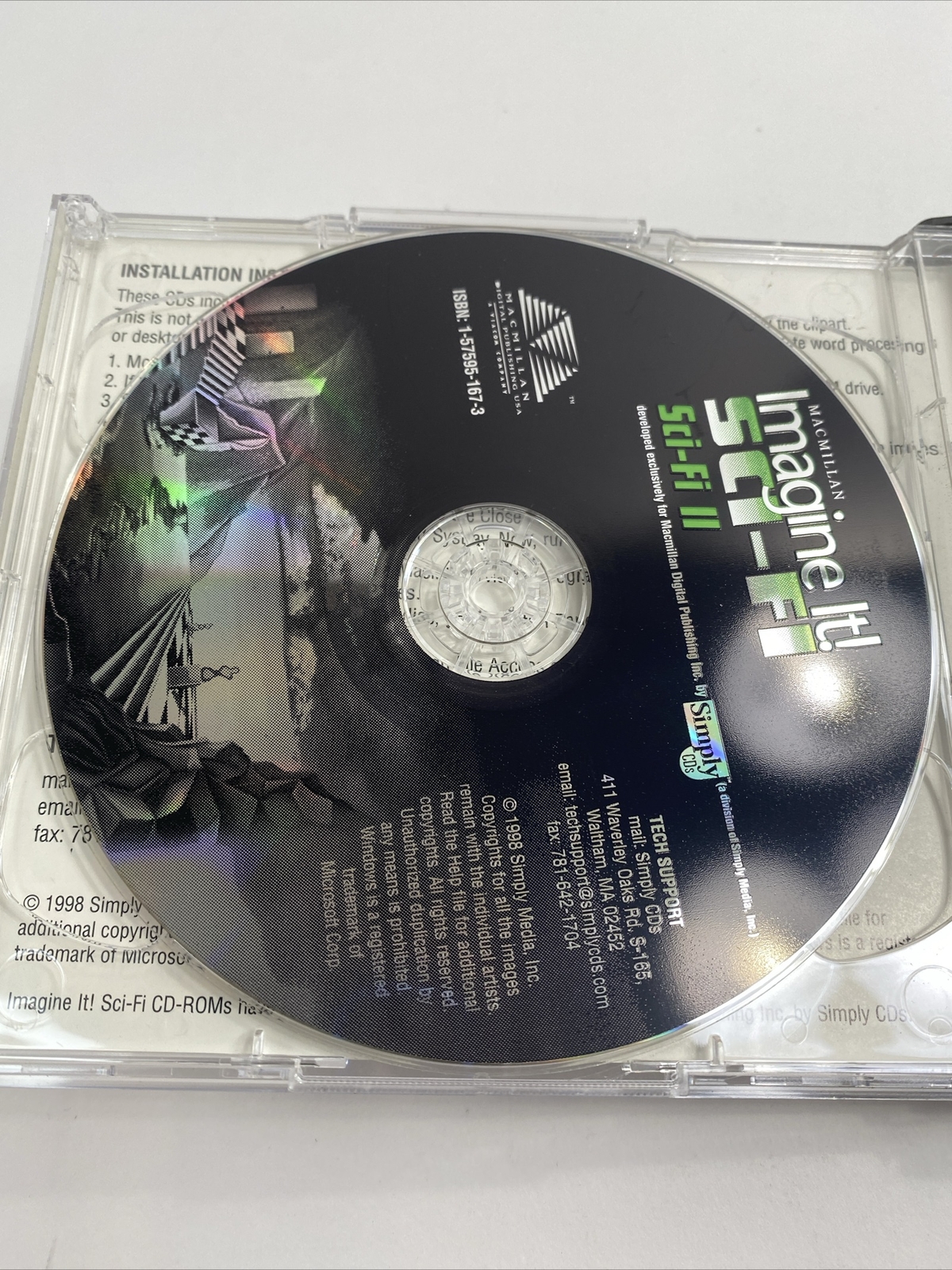 Imagine It! Sci-Fi Science Fiction Graphics PC CD Missing 1 Of 6 CDs