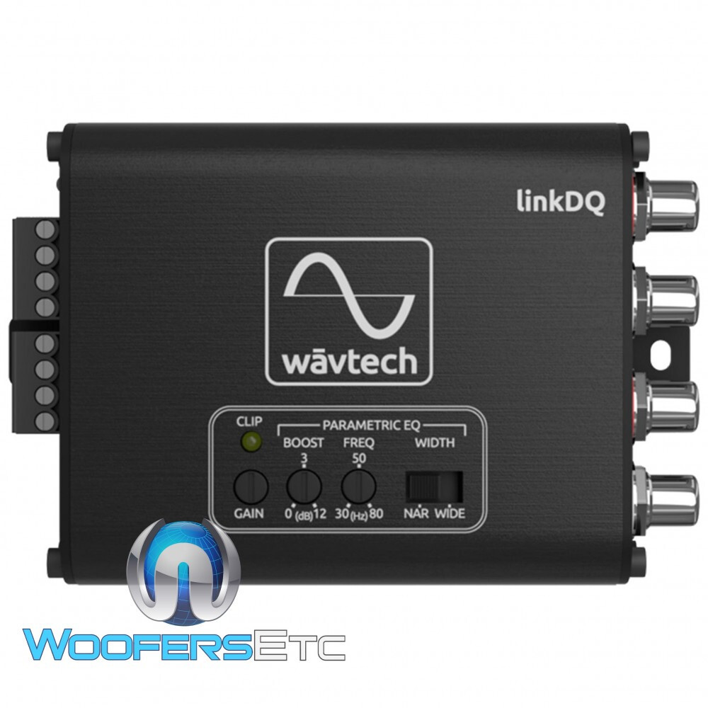 WAVTECH LINK DQ CAR AUDIO LINE OUTPUT CONVERTER LINE DRIVER PARAMETRIC EQ NEW