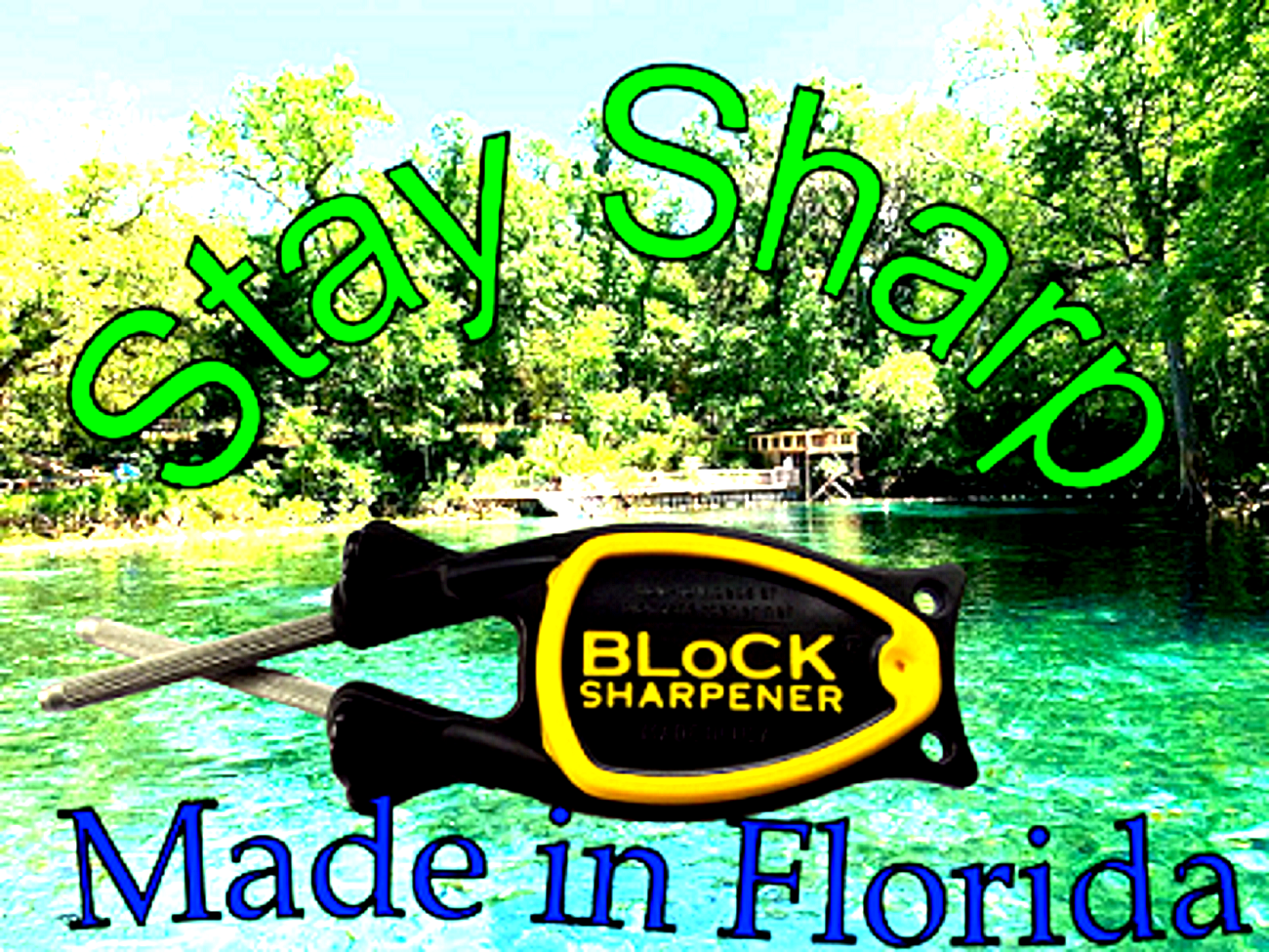 Handheld Knife sharpener that hones blades back to their original cutting edge.
