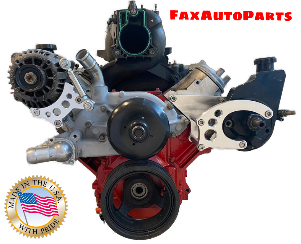 New LS Alternator & Power Steering Relocation Brackets Vortex Truck Circles