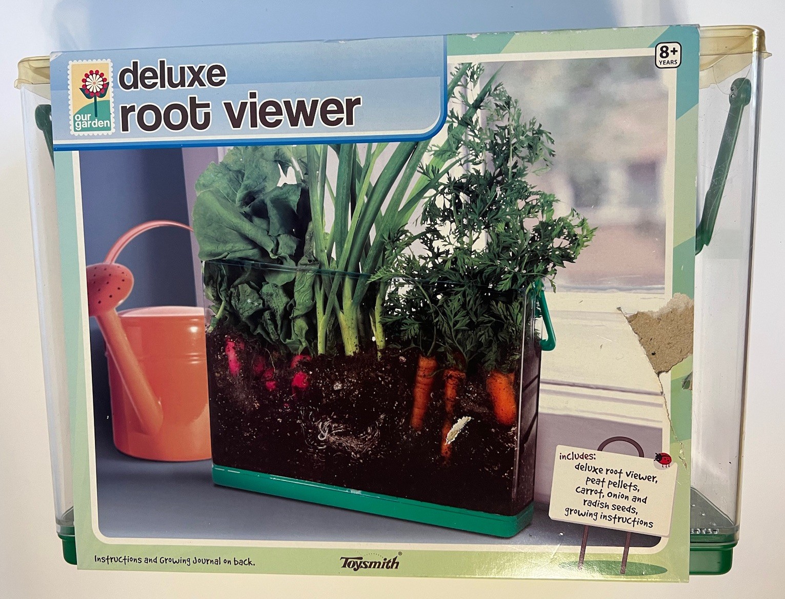 Toysmith Our Garden Root Viewer Science Educational See Through Planter Box NOS