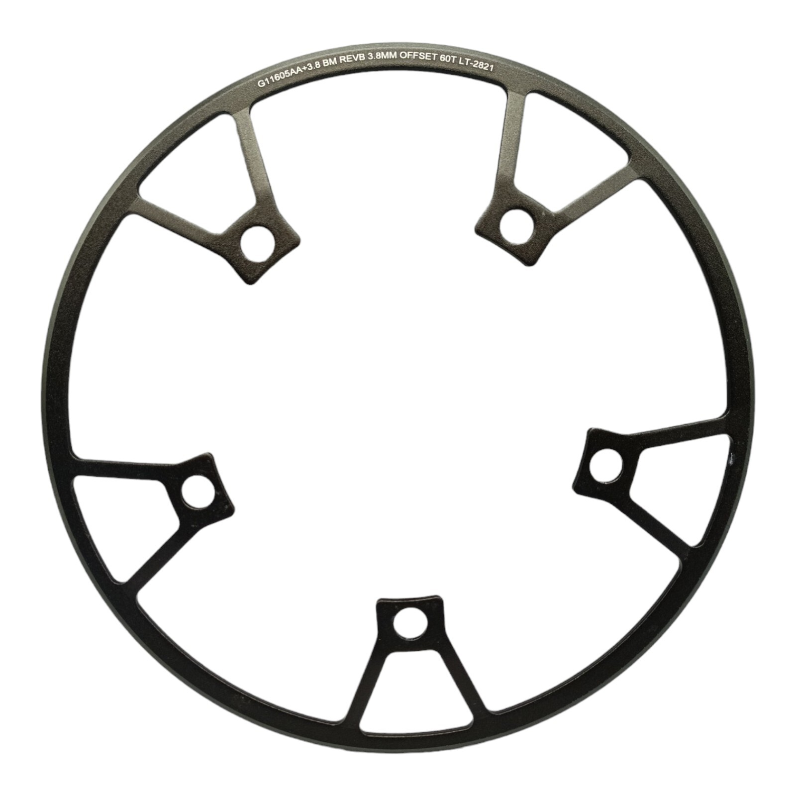 Gates 60 Tooth Chain Guard Ring 130 BCD 5-Arm LT-2821 Offset 3.8mm - NEW