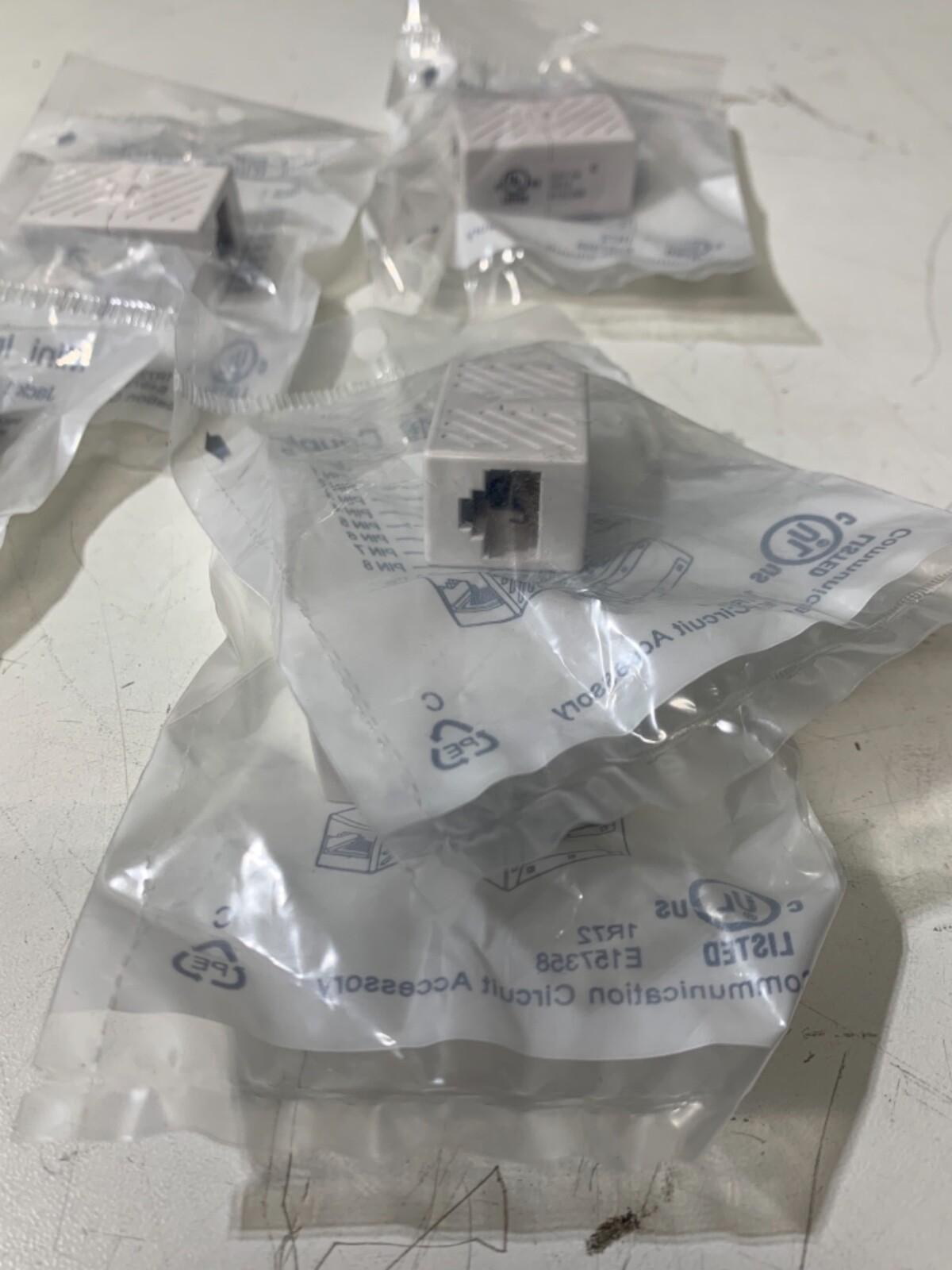 5 UL Listed Ethernet Mini Inline Coupler CAT.5e 1R72 E157358